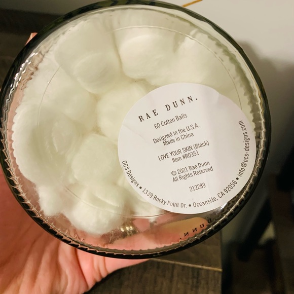 Rae Dunn Heart ❤️ Top Cotton-ball Jar - Picture 4 of 4